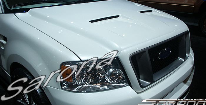 Custom Ford F-150  Truck Hood (2004 - 2008) - $1190.00 (Part #FD-016-HD)